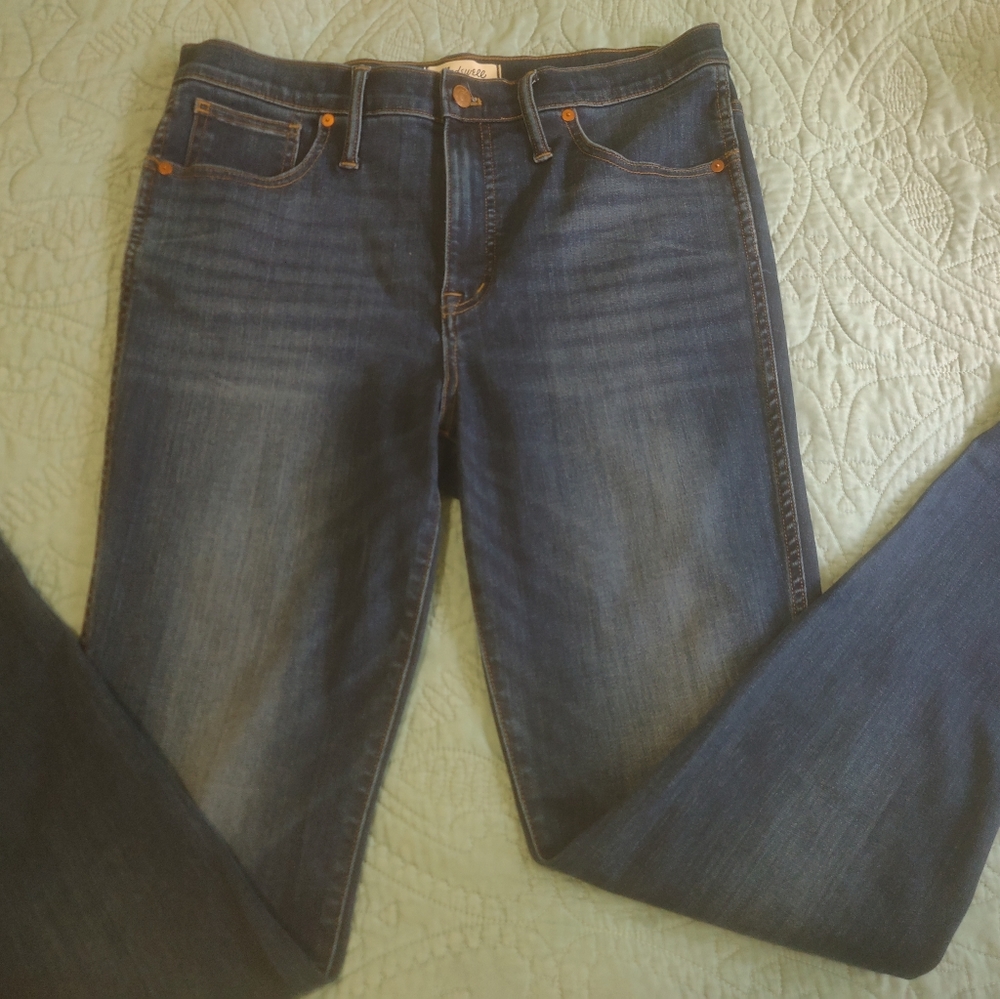 Madewell Brand 10" High-rise skinny jeans